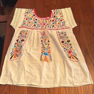Embroidered Mexican Top Medium